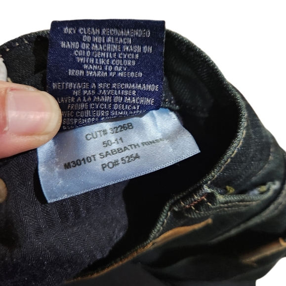 Fidelity Denim Jeans 50-11 USA Made Pants Sabbath Rinse Distressed Perfect Fade - Picture 8 of 10